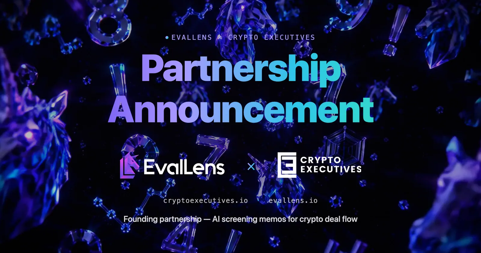 EvalLens partners with Crypto Executives — article cover